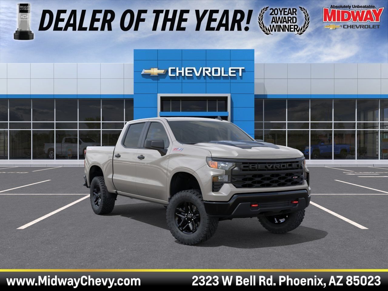 New 2026 Chevrolet Silverado 1500 Custom Trail Boss AWD/4WD image 1