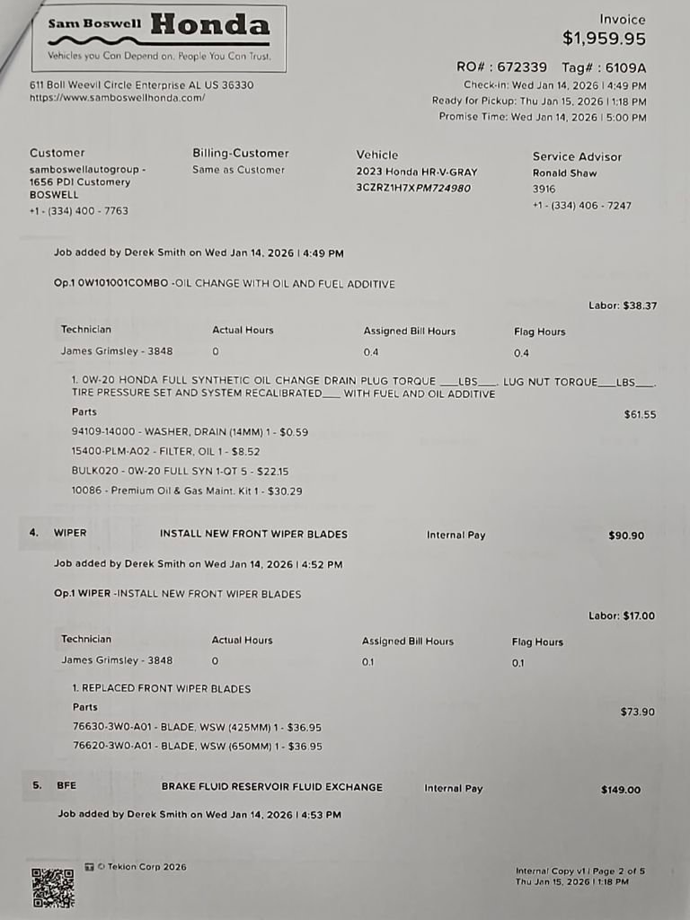 Used 2023 Honda HR-V EX-L image 49