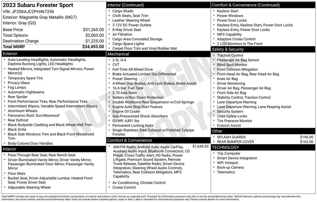 Certified 2023 Subaru Forester Sport image 5
