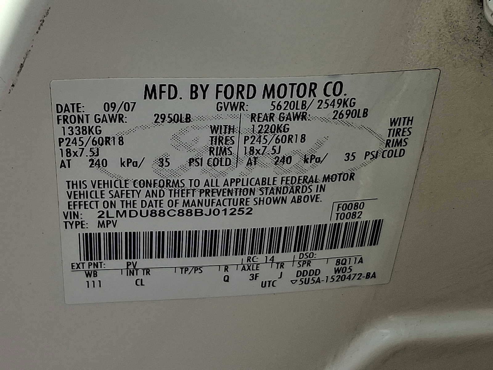 Used 2008 Lincoln MKX AWD image 26