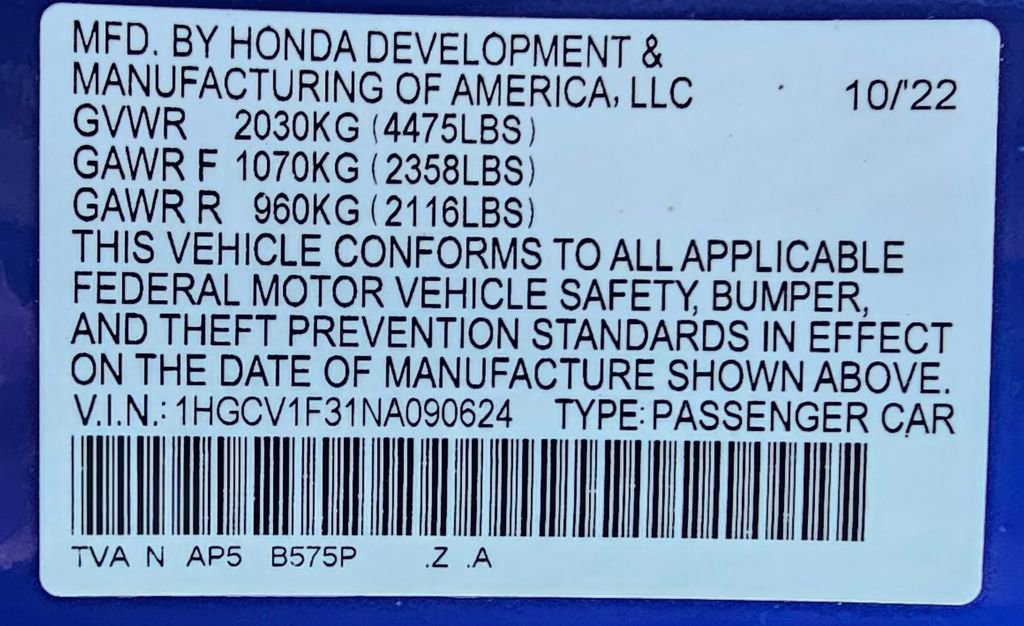 Used 2022 Honda Accord Sport image 24