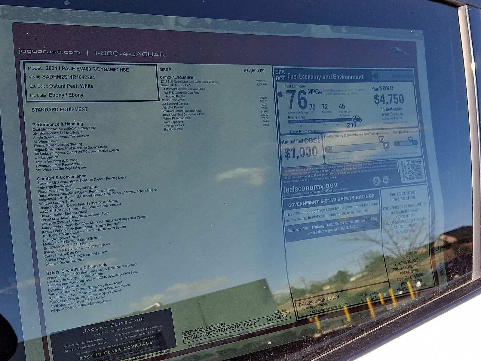 New 2024 Jaguar I-PACE R-Dynamic HSE image 23