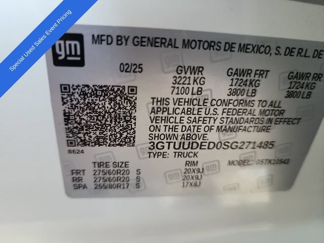 Used 2025 GMC Sierra 1500 SLT w/ SLT Premium Plus Package AWD/4WD image 24