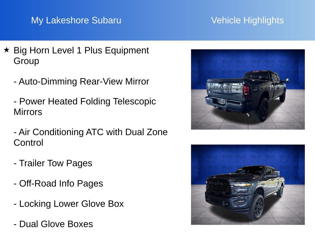 Used 2026 RAM 2500 Big Horn AWD/4WD image 13