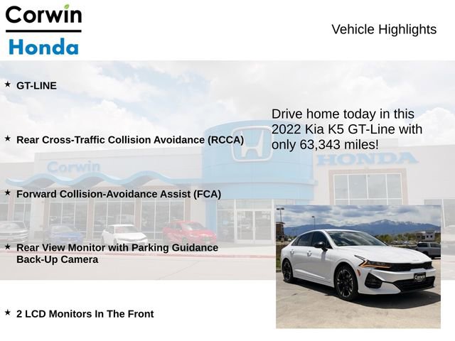 Used 2022 Kia K5 GT-Line AWD/4WD image 6