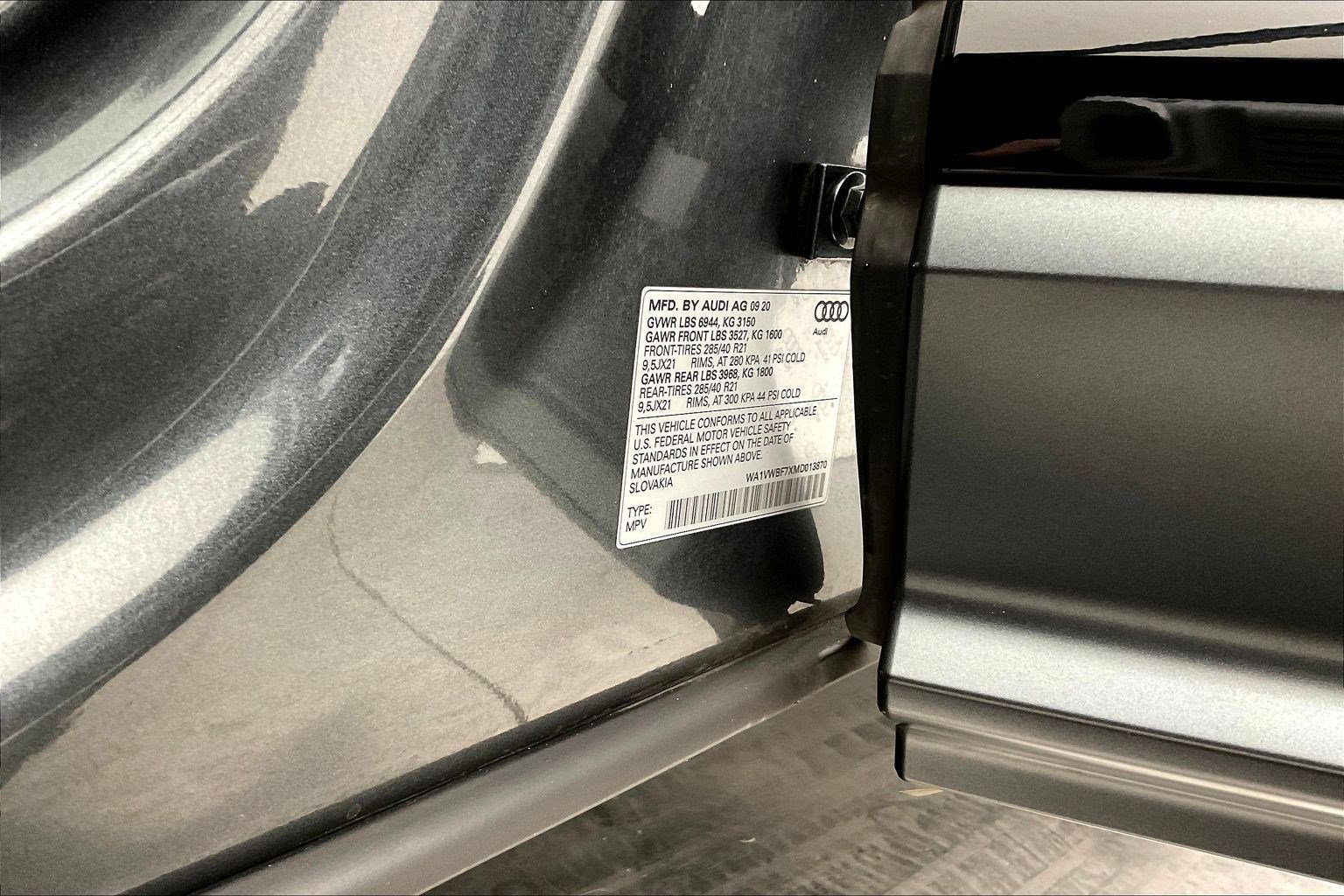 Used 2021 Audi SQ7 Prestige w/ Prestige Package image 19