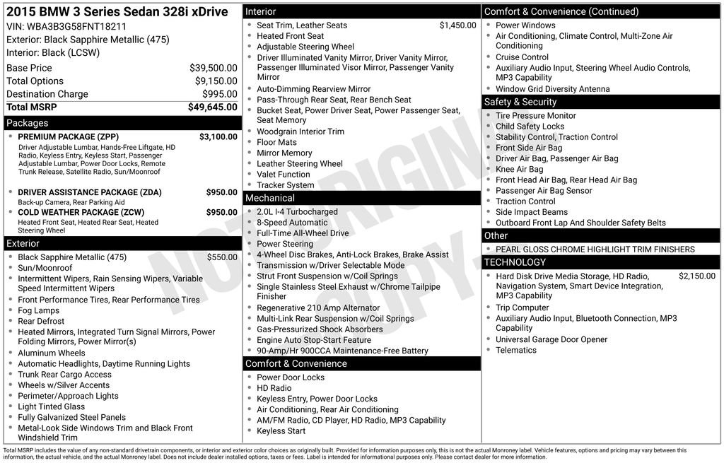 Used 2015 BMW 328i xDrive Sedan image 30