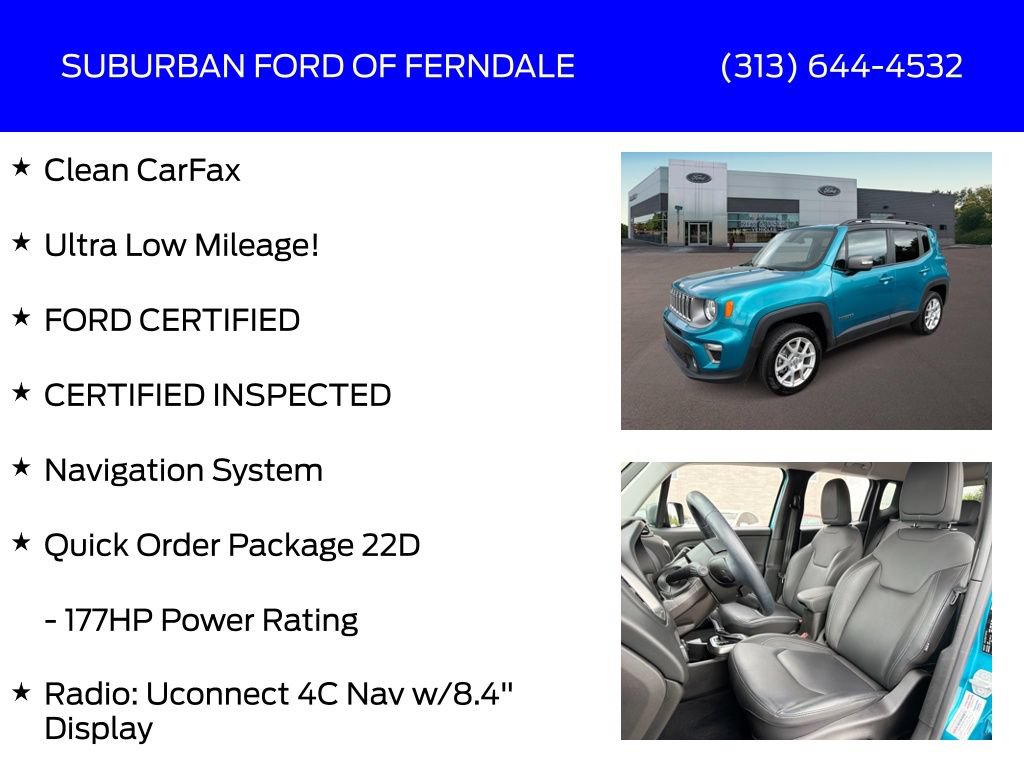 Used 2021 Jeep Renegade Limited AWD/4WD image 4