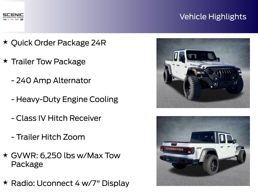 Used 2021 Jeep Gladiator Rubicon w/ Trailer Tow Package image 5
