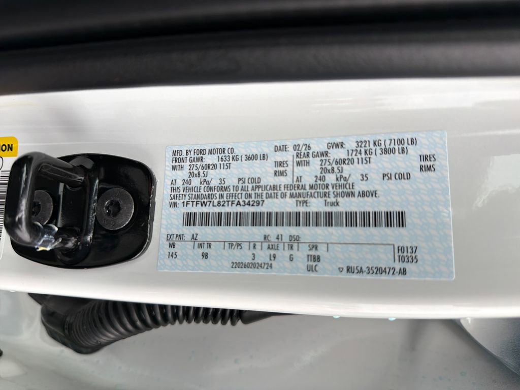 New 2026 Ford F150 Platinum w/ Equipment Group 700A Standard image 29