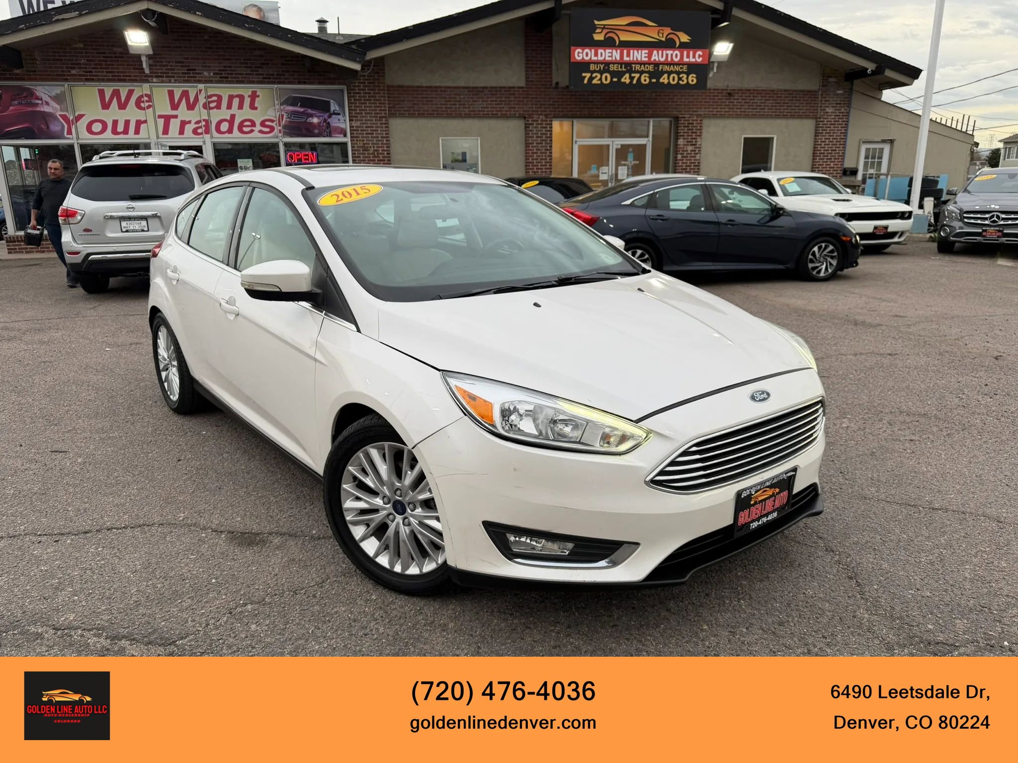 Used 2015 Ford Focus Titanium w/ Titanium Cold Weather Package
