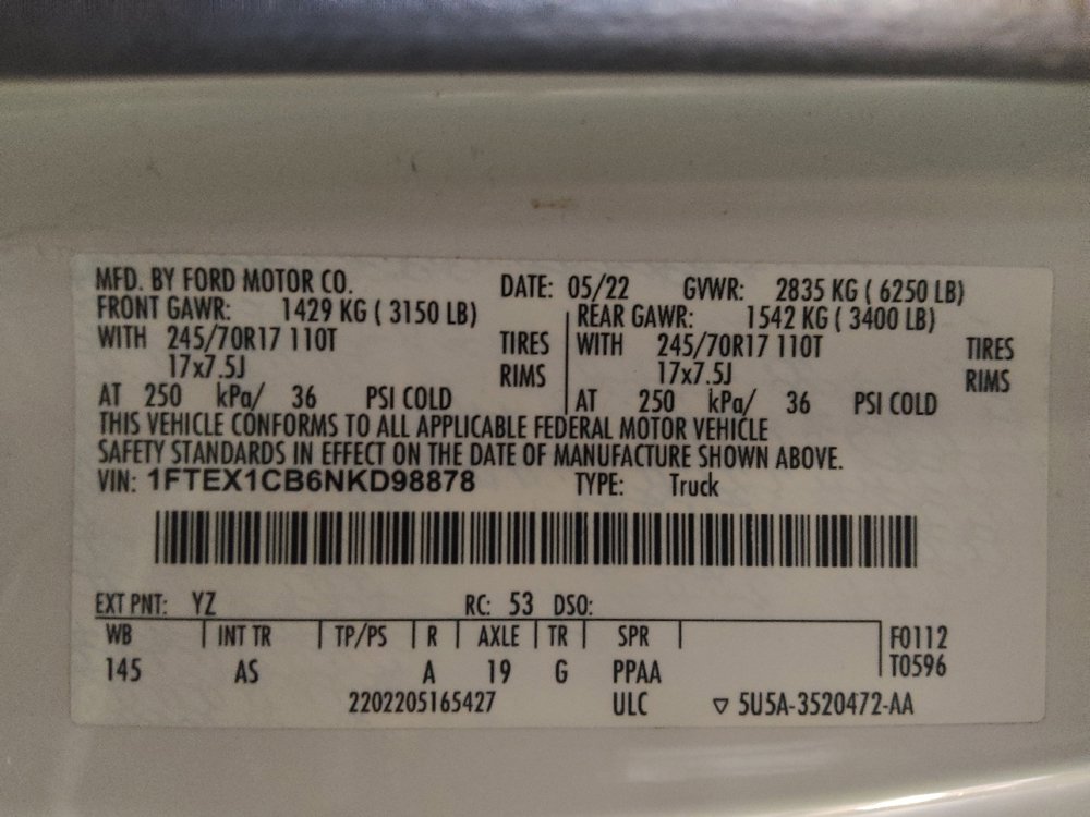 Used 2022 Ford F150 XL w/ Equipment Group 101A High image 33