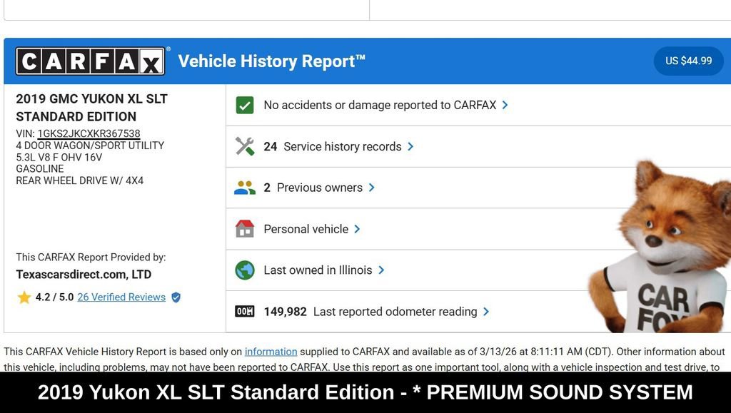 Used 2019 GMC Yukon XL SLT image 9