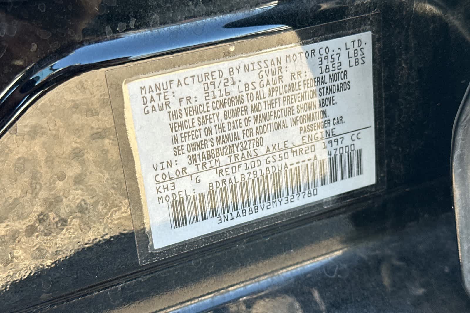 Used 2021 Nissan Sentra S FWD image 35