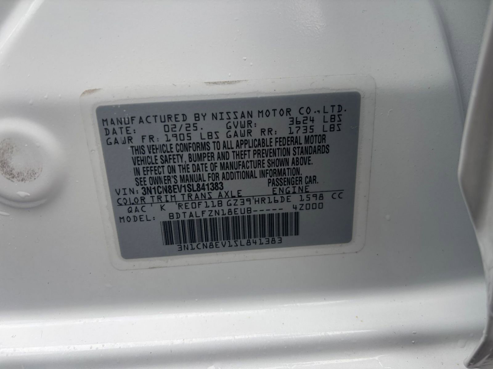 Used 2025 Nissan Versa SV image 28