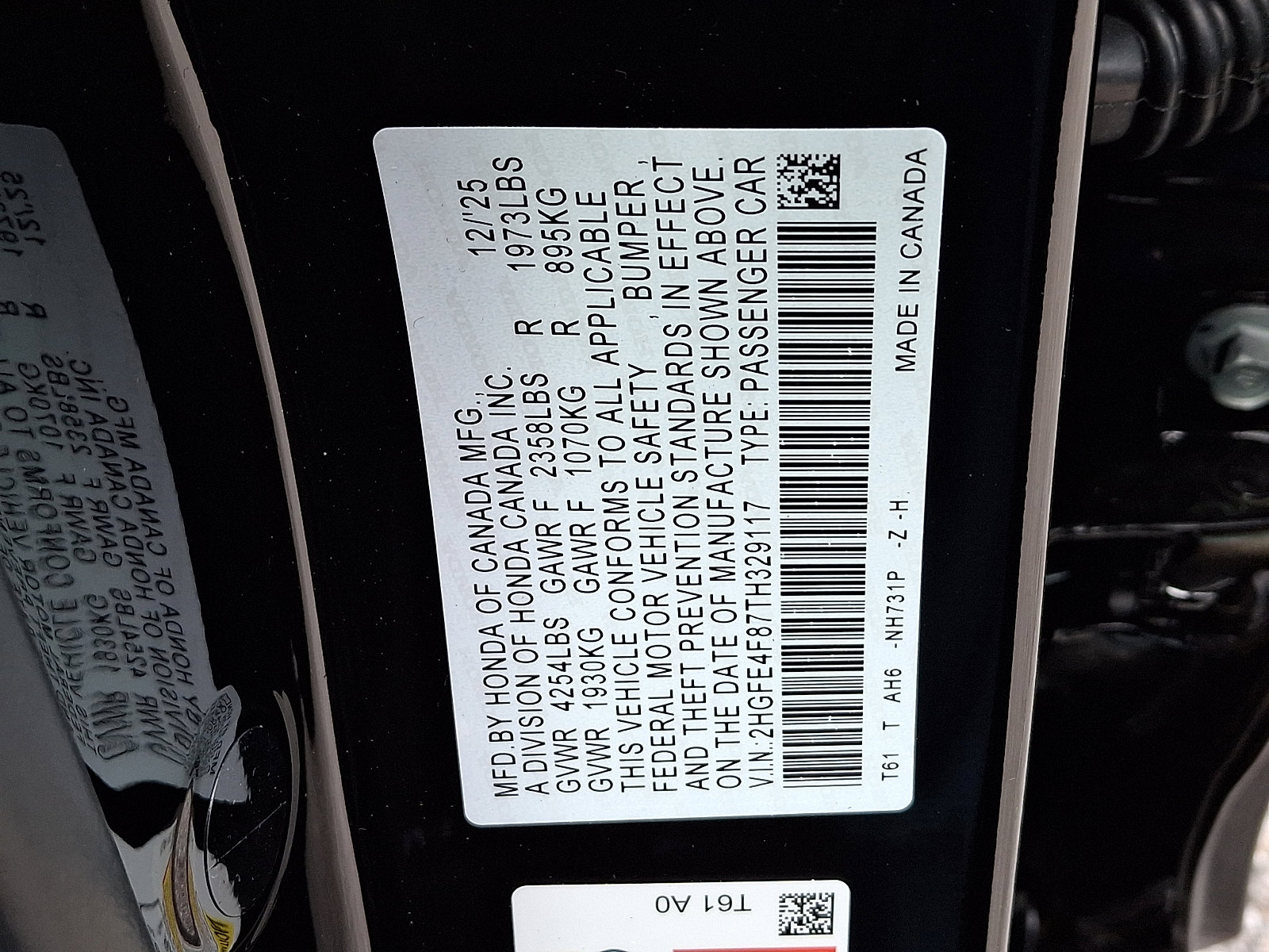 New 2026 Honda Civic Sport image 18