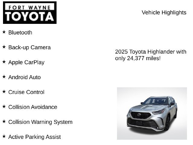 Used 2025 Toyota Highlander XSE AWD/4WD image 7