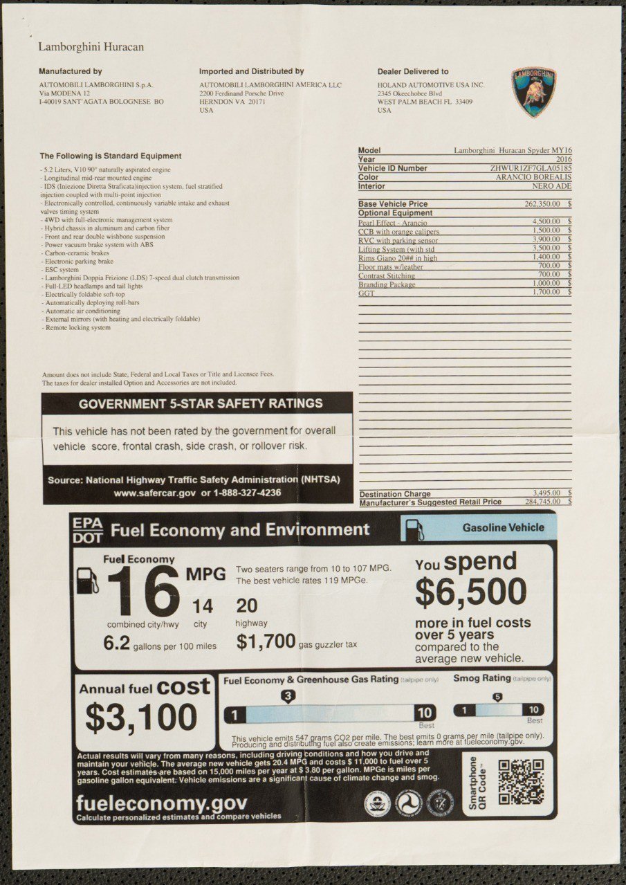 Used 2016 Lamborghini Huracan LP 610-4 image 39