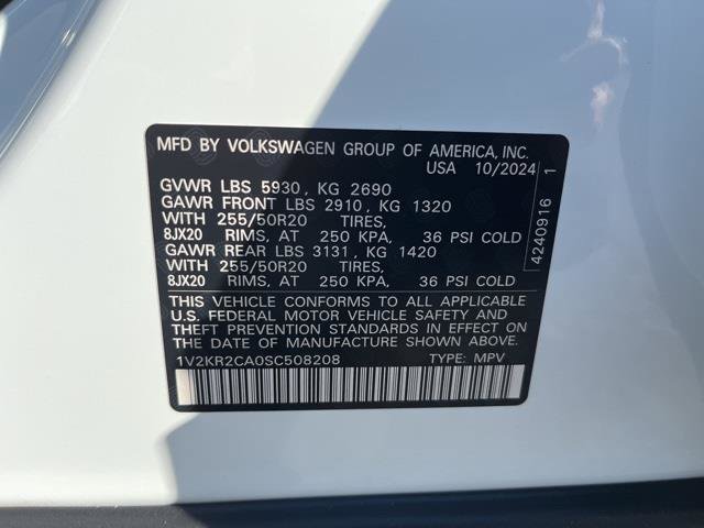 Used 2025 Volkswagen Atlas SE w/ Panoramic Sunroof Package image 41