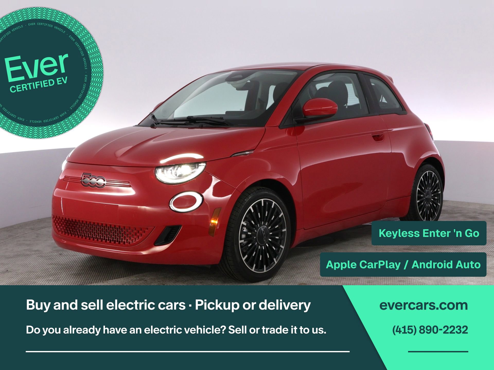Used 2024 FIAT 500 e (RED) FWD image 1
