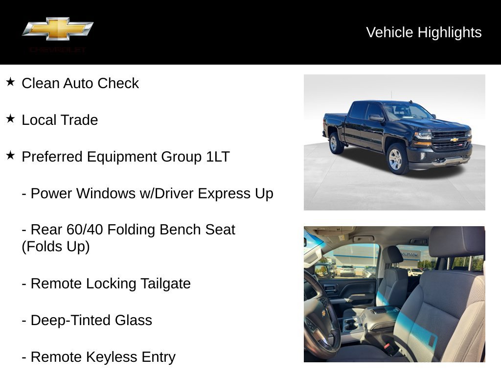 Used 2018 Chevrolet Silverado 1500 LT w/ All Star Edition AWD/4WD image 18