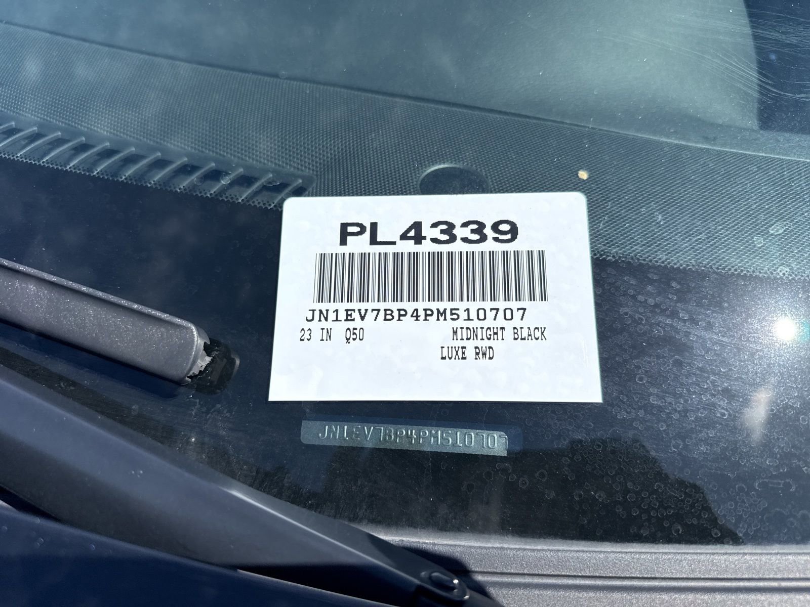 Used 2023 INFINITI Q50 Luxe w/ Cargo Package image 9