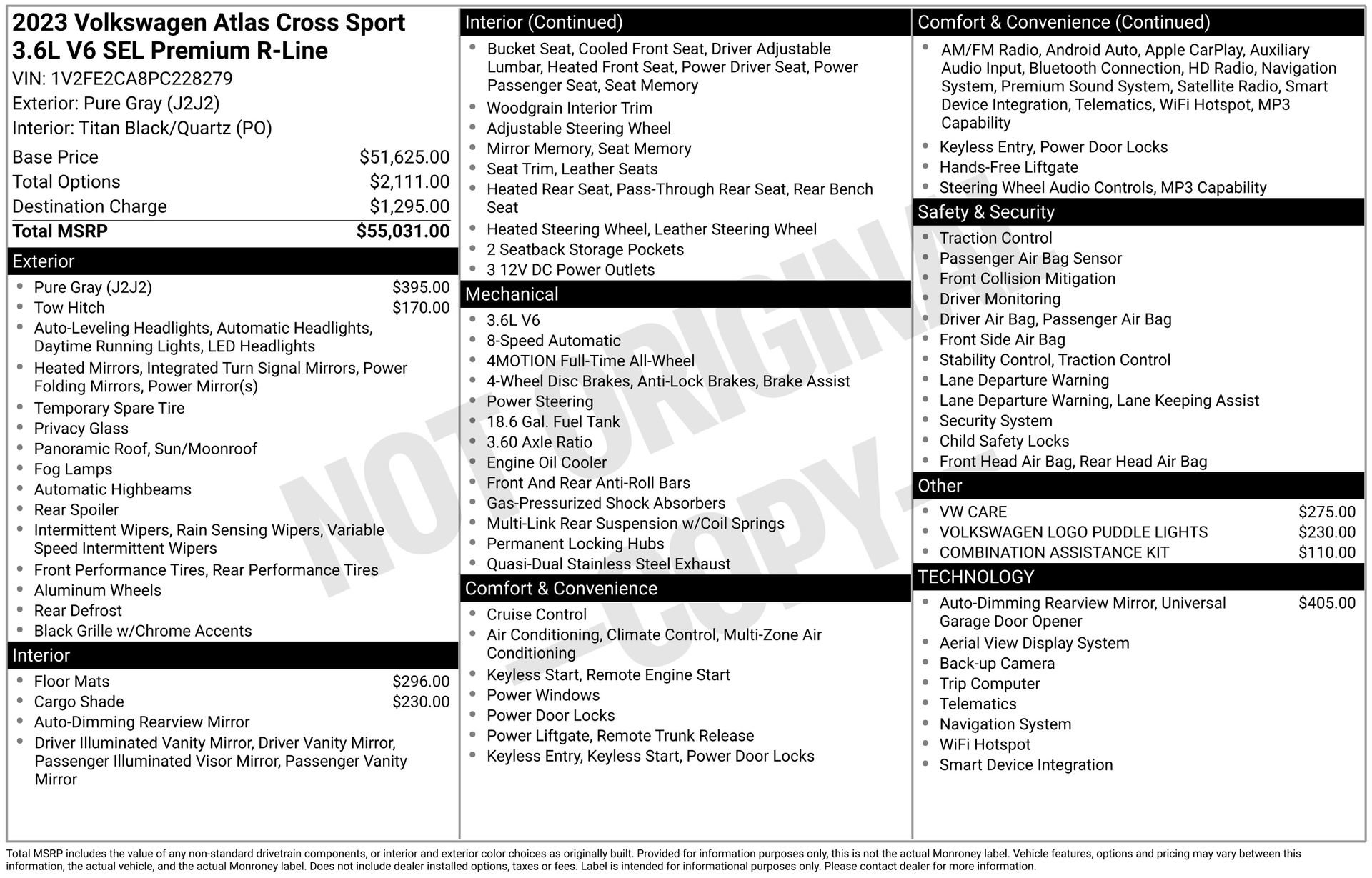 Certified 2023 Volkswagen Atlas Cross Sport SEL Premium R-Line AWD/4WD image 29