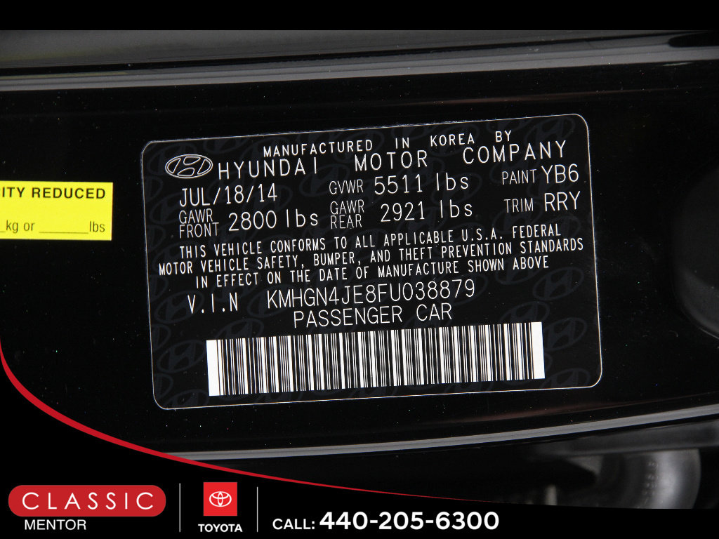 Used 2015 Hyundai Genesis 3.8 AWD/4WD image 25