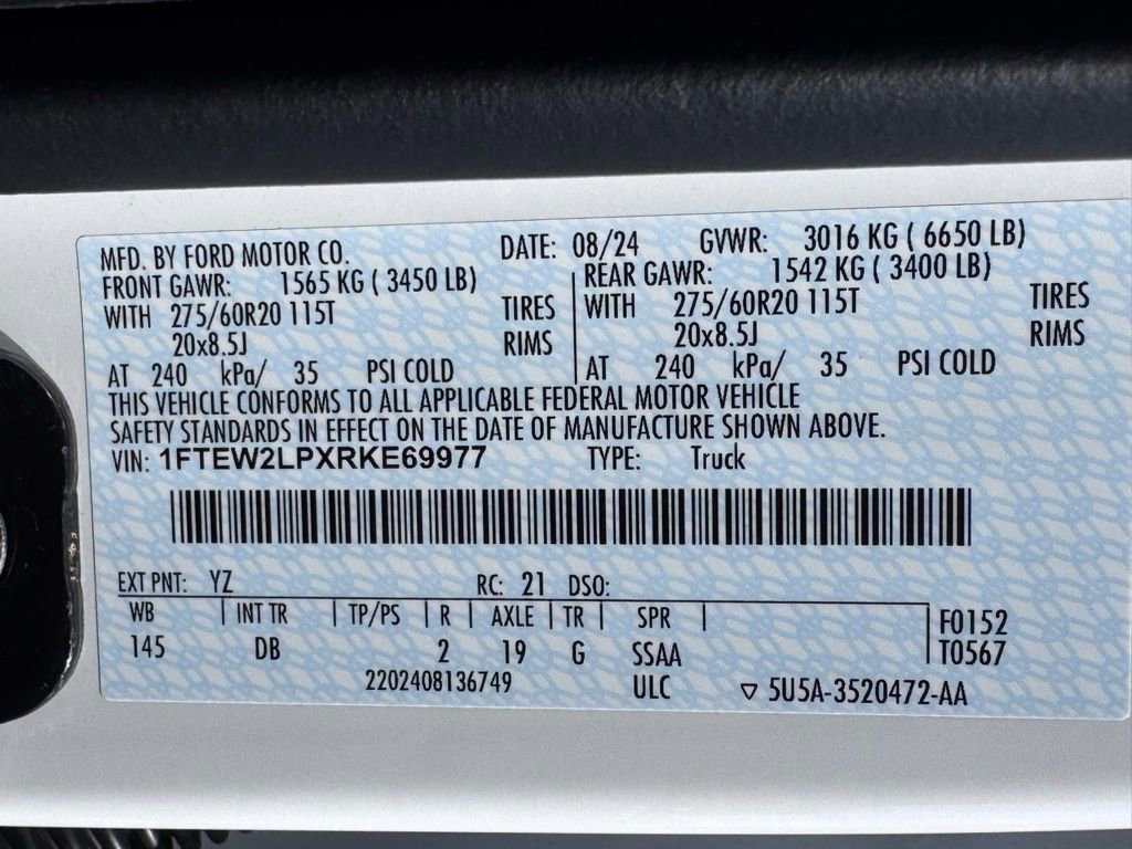 Used 2024 Ford F150 STX w/ Mobile Office Package AWD/4WD image 45