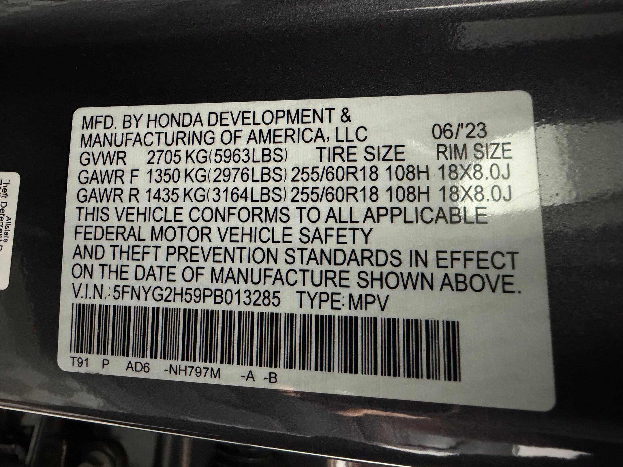 Certified 2023 Honda Pilot EX-L image 16