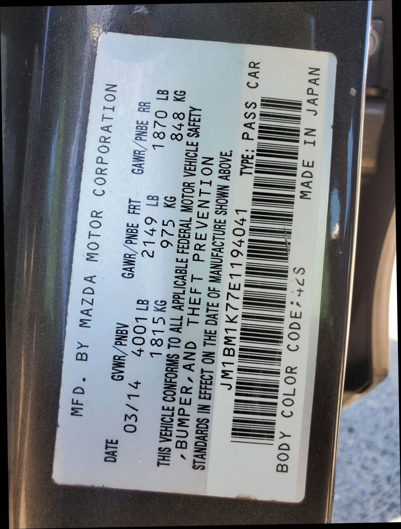 Used 2014 MAZDA MAZDA3 i Sport image 50