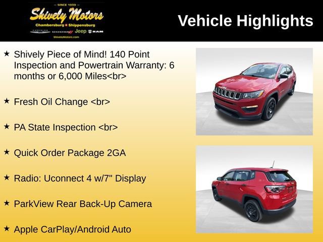 Certified 2021 Jeep Compass Sport AWD/4WD image 7