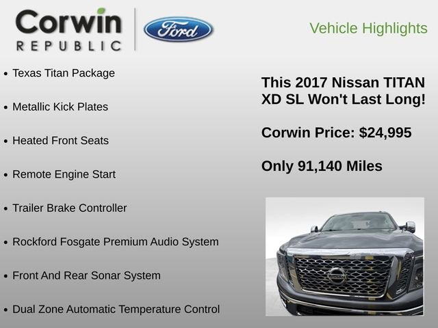 Used 2017 Nissan Titan SL w/ Texas Titan Edition AWD/4WD image 6