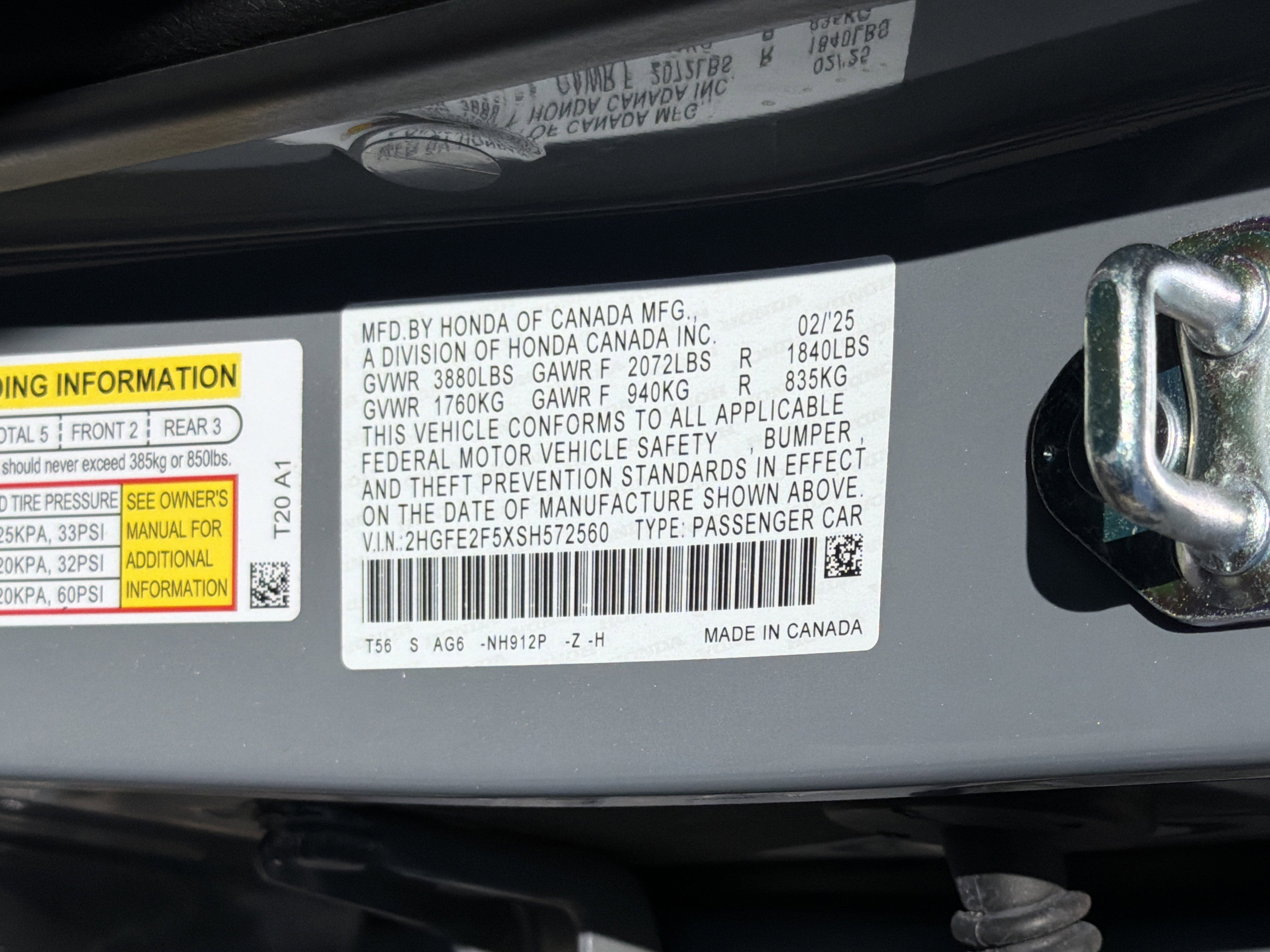 Used 2025 Honda Civic Sport image 32