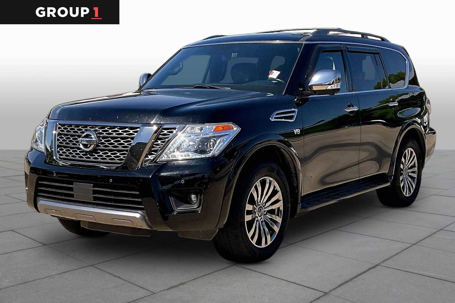 Used 2019 Nissan Armada Platinum w/ Captain's Chairs Package AWD/4WD image 1