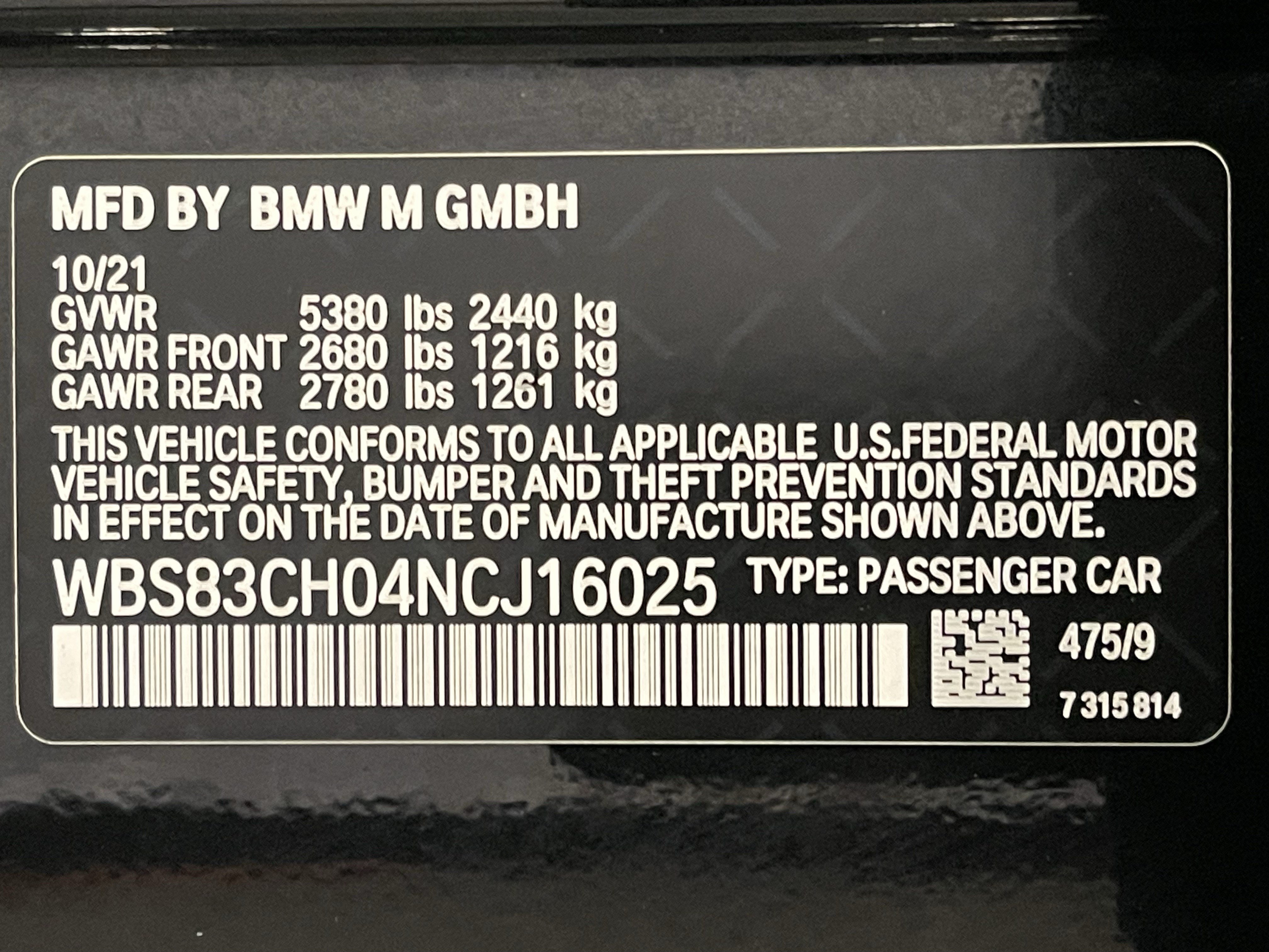 Used 2022 BMW M5 AWD/4WD image 25