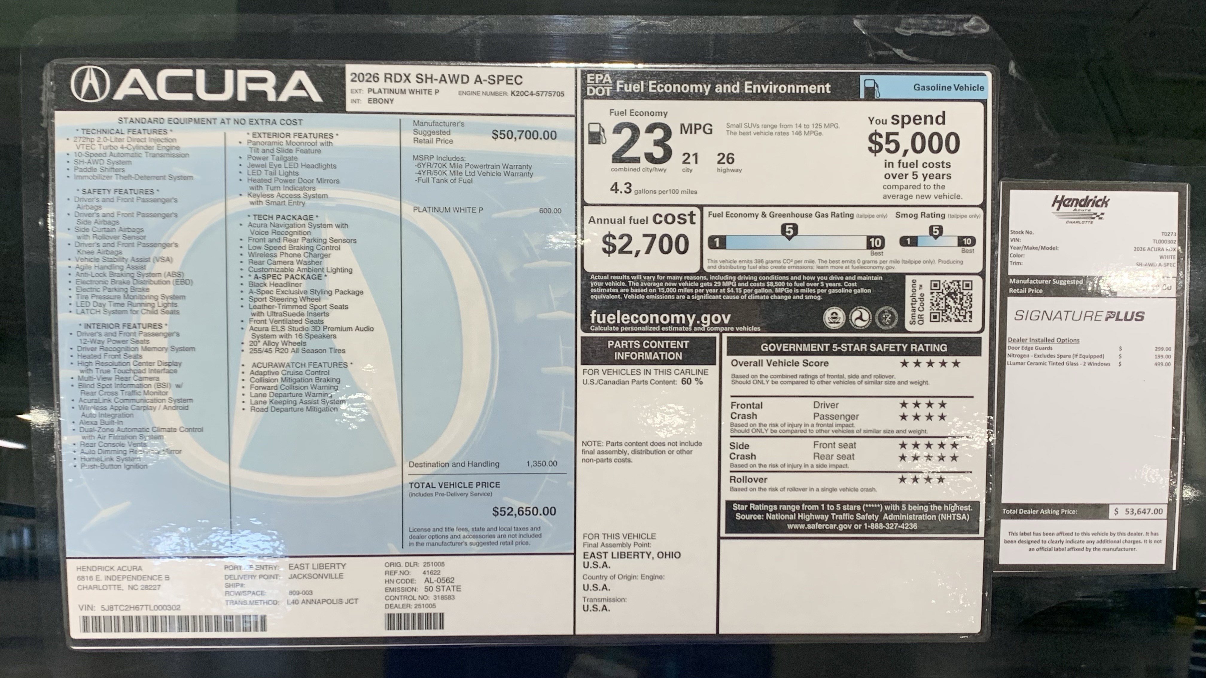 New 2026 Acura RDX A-Spec image 35