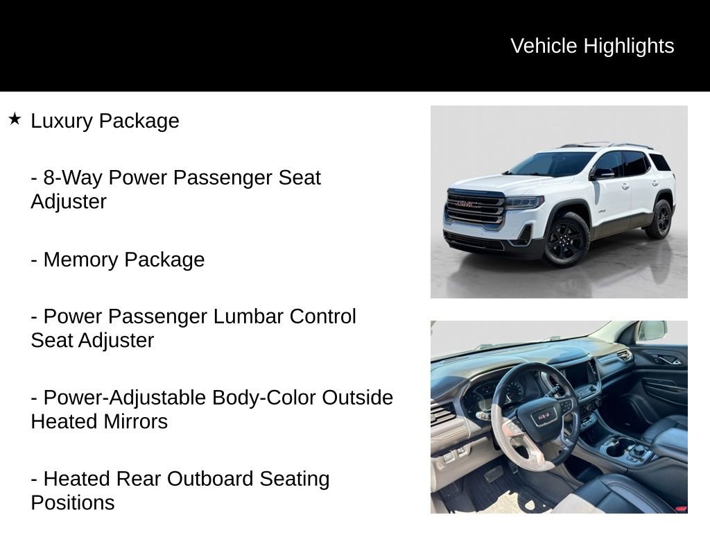 Used 2022 GMC Acadia AT4 w/ Preferred Package AWD/4WD image 16