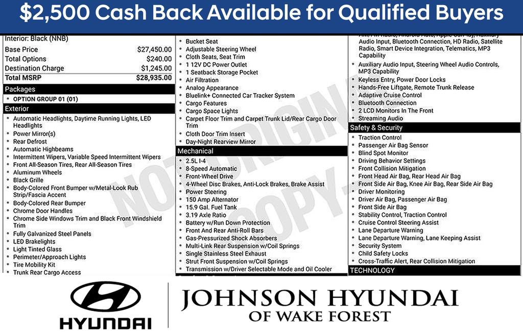 New 2026 Hyundai Sonata SE FWD image 2