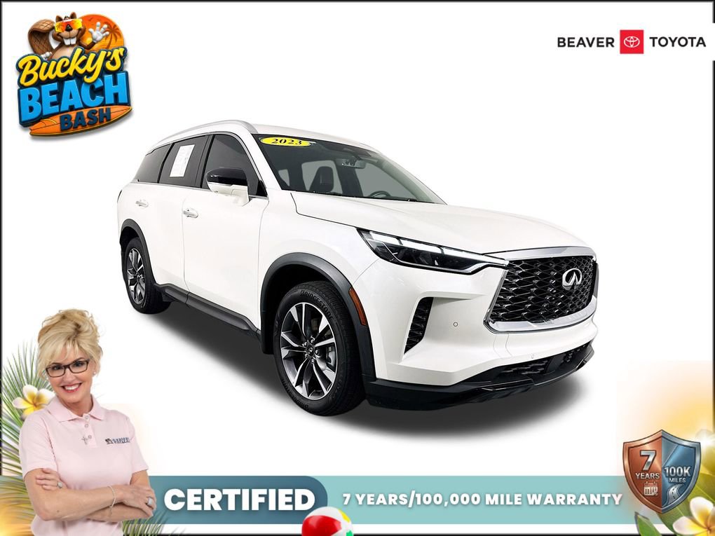 Used 2023 INFINITI QX60 Luxe w/ Performance Audio Package FWD image 1