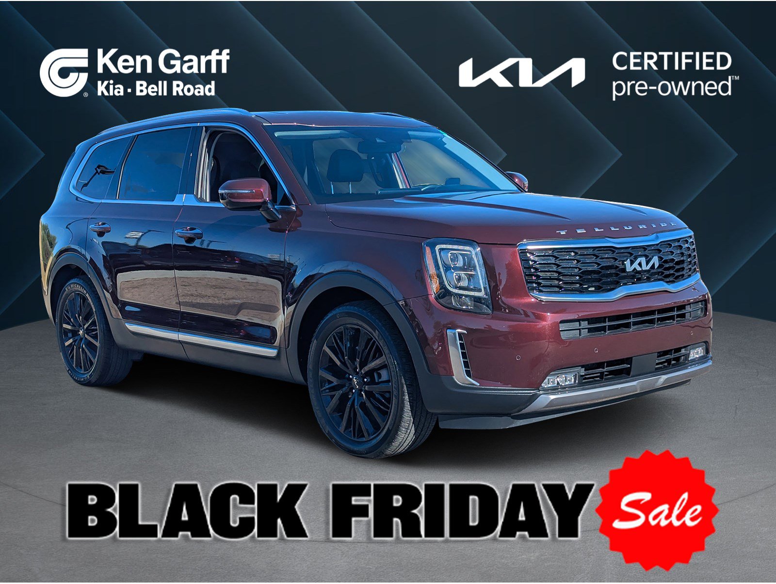 Certified 2022 Kia Telluride SX w/ Towing Package