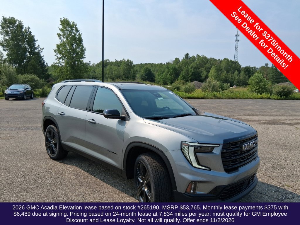 New 2026 GMC Acadia Elevation w/ Black Edition AWD/4WD image 8