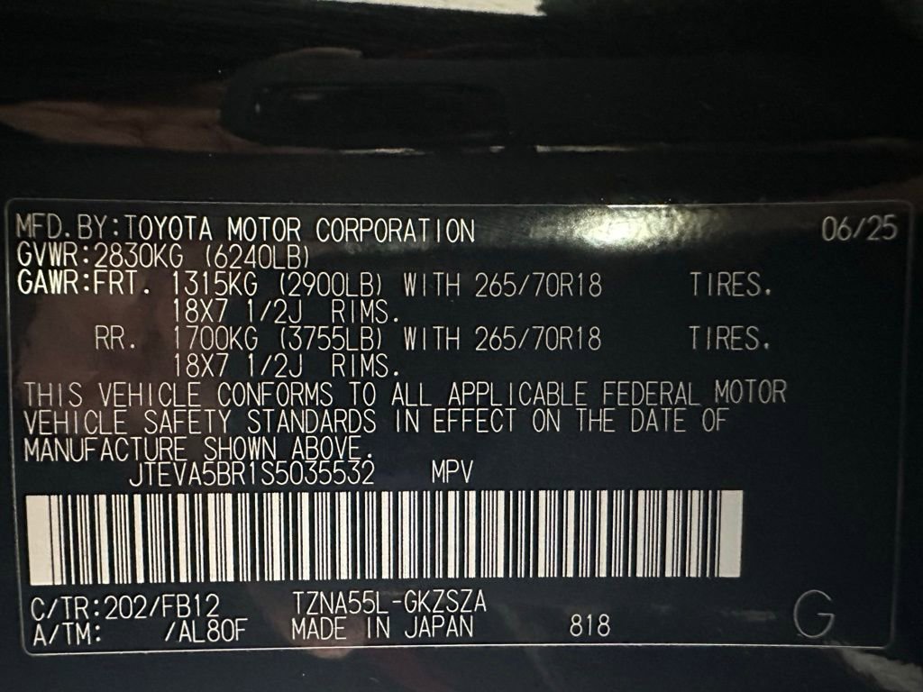 Used 2025 Toyota 4Runner TRD Off-Road AWD/4WD image 11