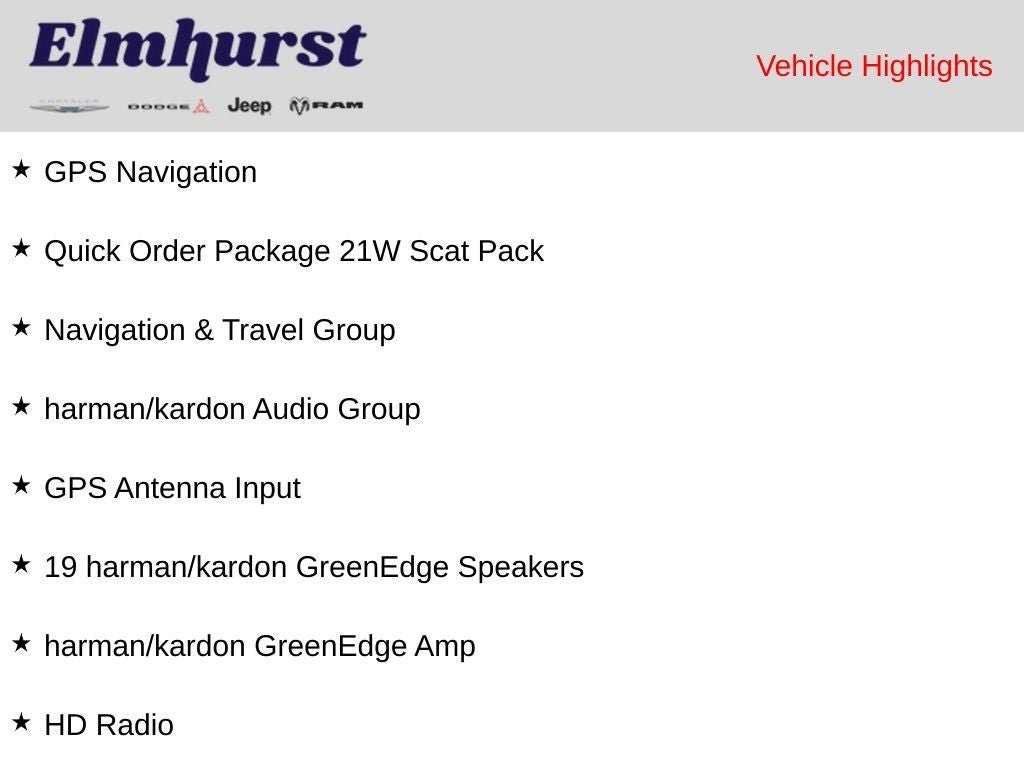 Used 2023 Dodge Charger Scat Pack w/ Harman/Kardon Audio Group RWD image 8