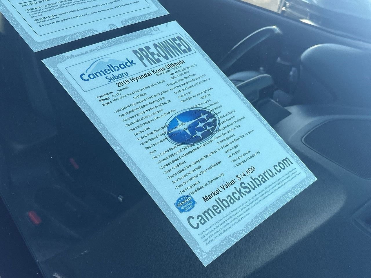 Used 2019 Hyundai Kona Ultimate image 6