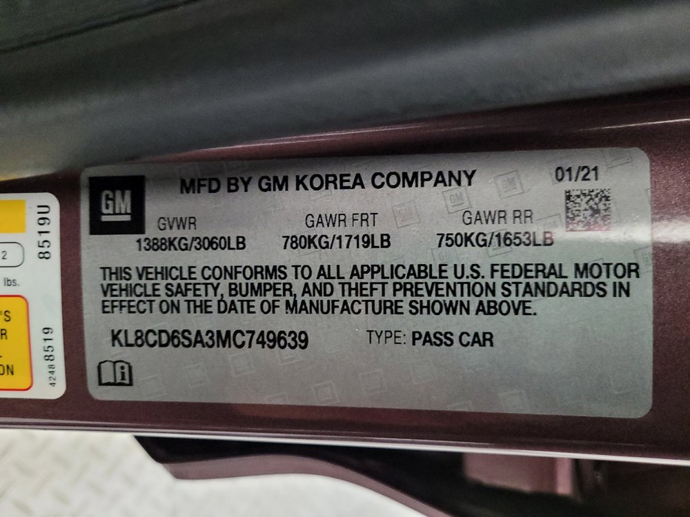 Used 2021 Chevrolet Spark LT image 33