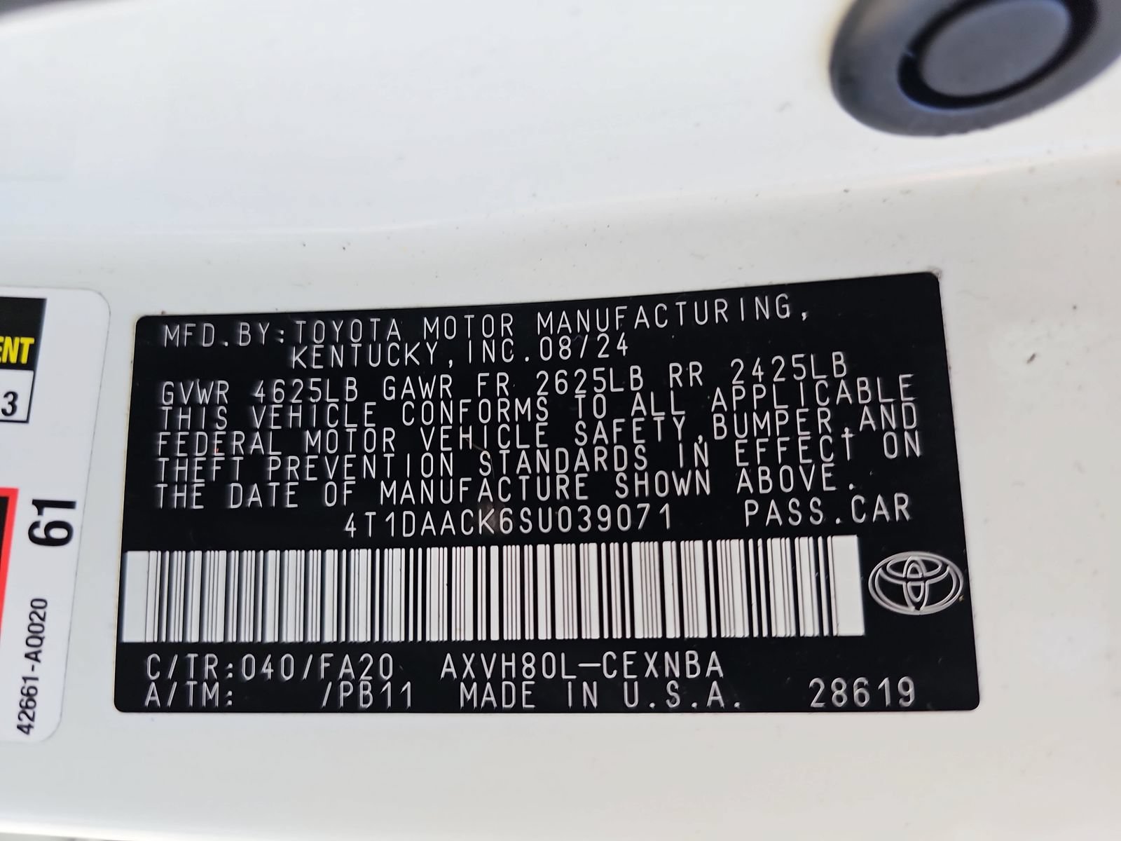 Used 2025 Toyota Camry LE FWD image 42