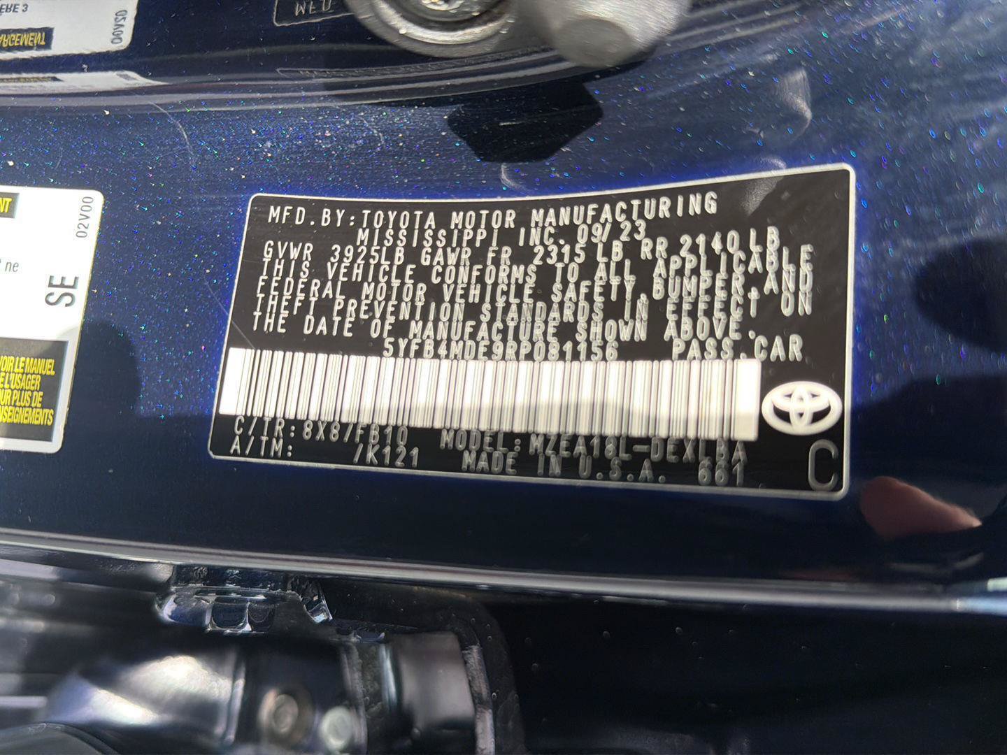 Used 2024 Toyota Corolla LE FWD image 39