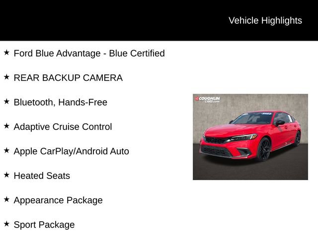 Used 2023 Honda Civic Sport image 2