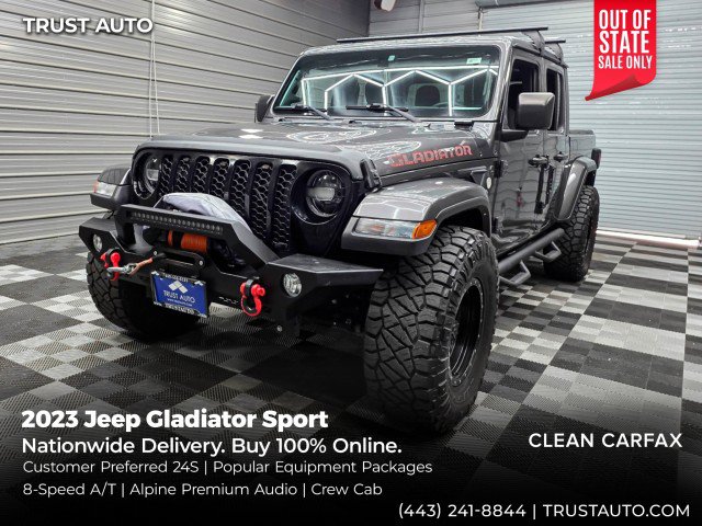 Used 2023 Jeep Gladiator Sport